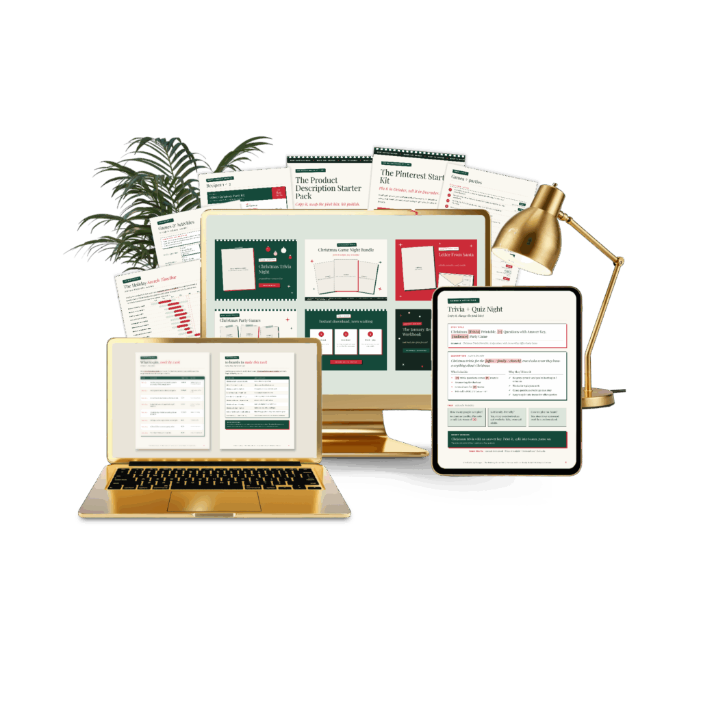 The holiday sales + promotion kit.