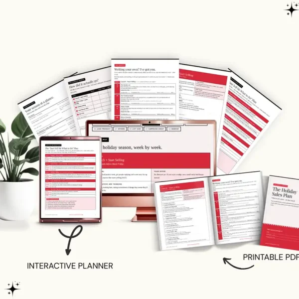 Holiday Sales Plan